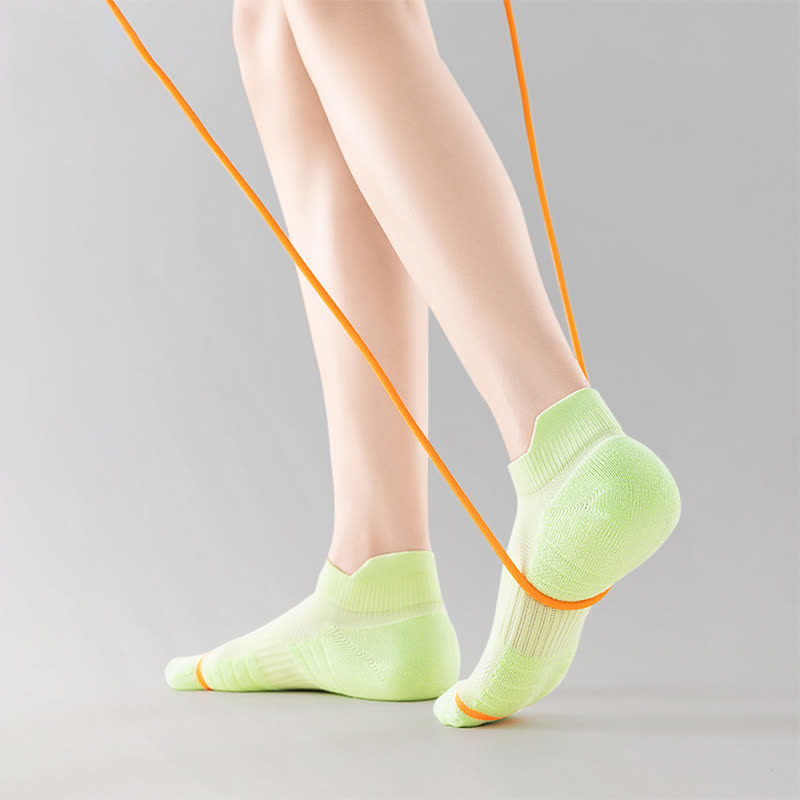 Chaussettes de compression en coton anti-transpiration pour le sport et la course à pied (5 paires)