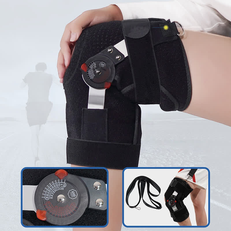 Genouillère à angle de flexion réglable