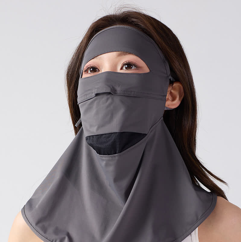 Masque de protection solaire intégral pour l'extérieur