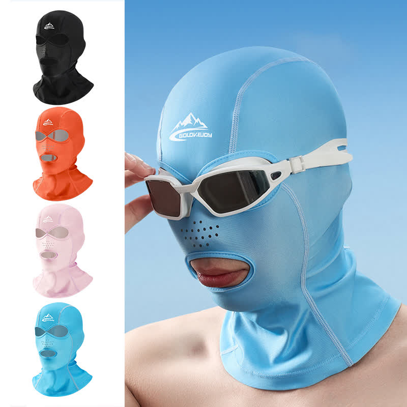 Masque facial respirant pour protection solaire en extérieur