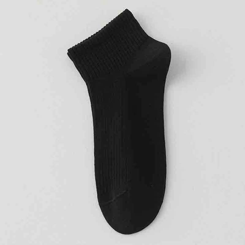 Chaussettes de sport respirantes en coton fin à rayures (6 paires)