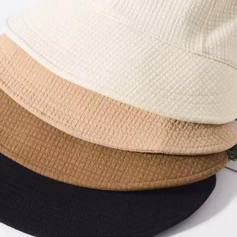 Chapeau bob à visière gaufrée