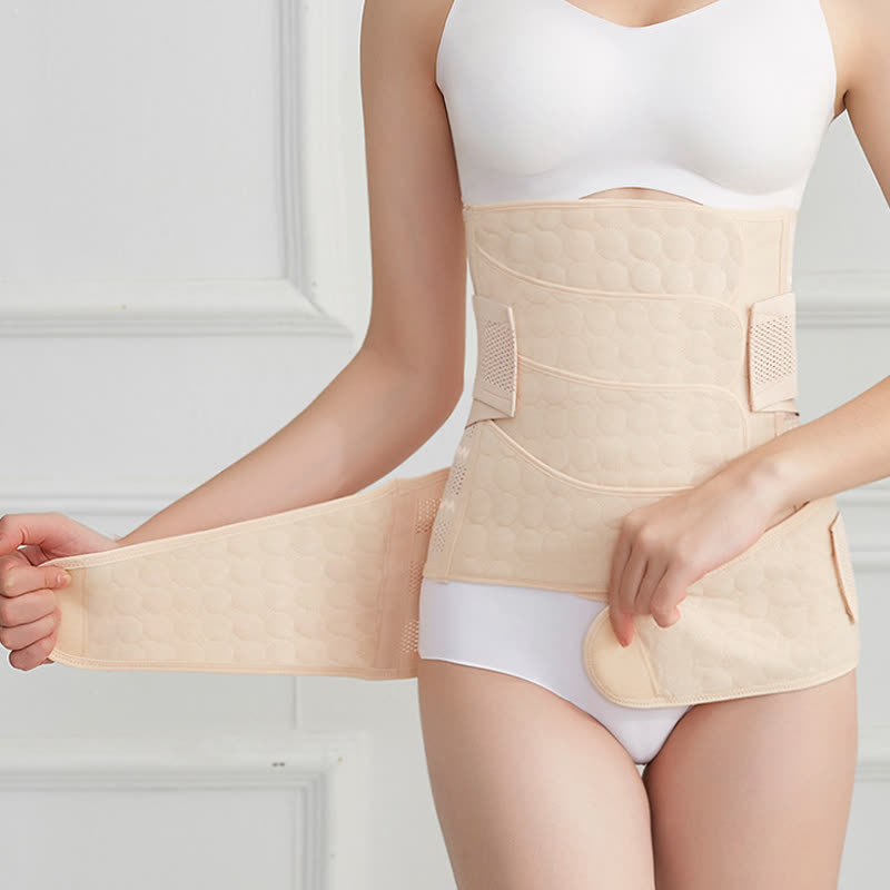 Ensemble de ceinture abdominale respirante de couleur unie