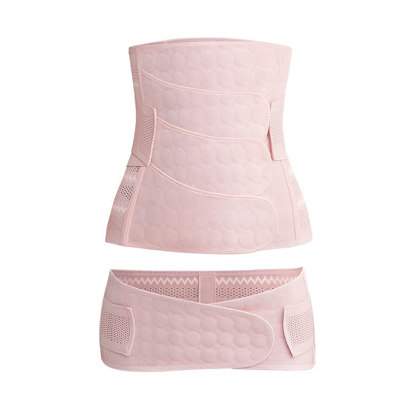 Ensemble de ceinture abdominale respirante de couleur unie