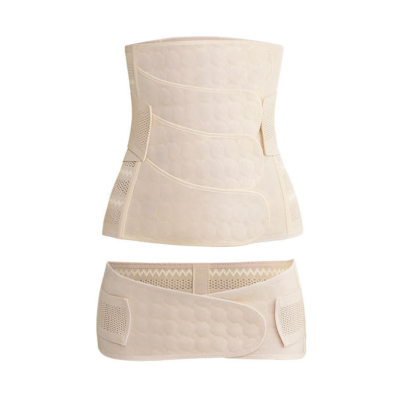 Ensemble de ceinture abdominale respirante de couleur unie