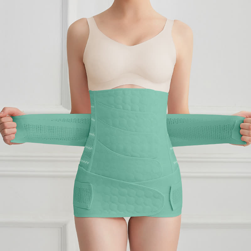 Ensemble de ceinture abdominale respirante de couleur unie