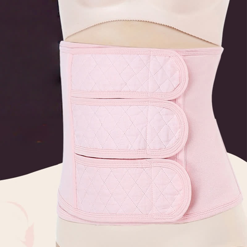 Ceinture abdominale respirante en pur coton