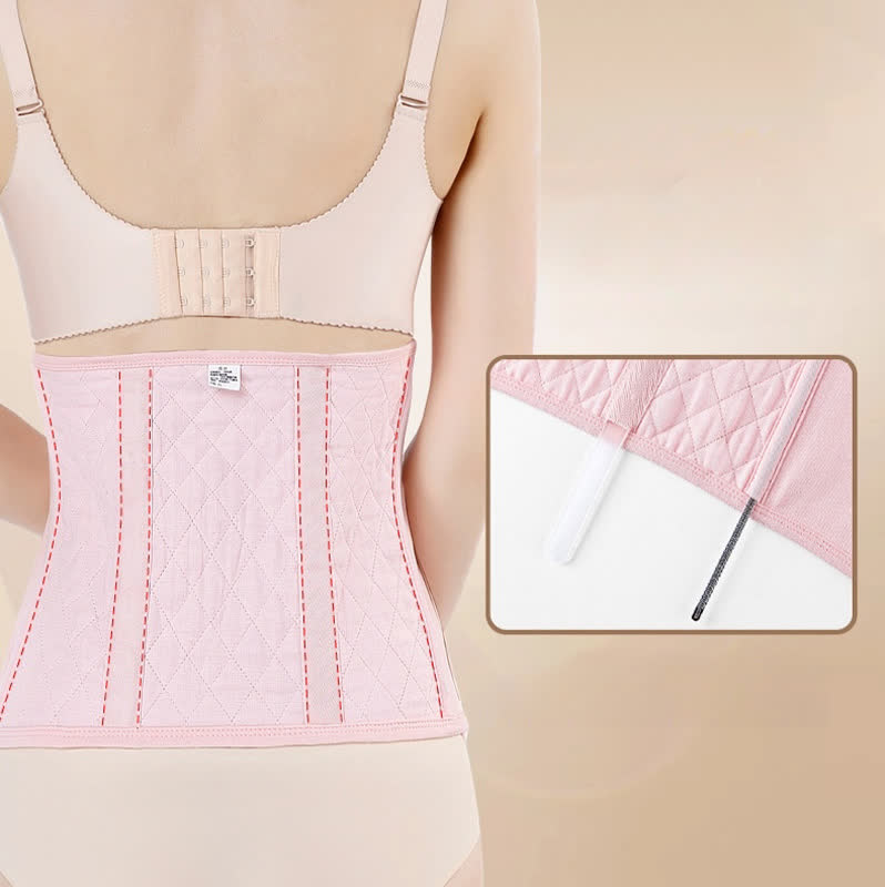 Ceinture abdominale respirante en pur coton
