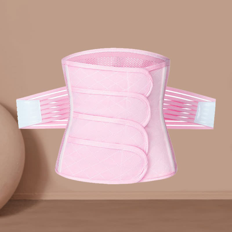 Ceinture velcro de couleur unie - Rose - XXL - image 3
