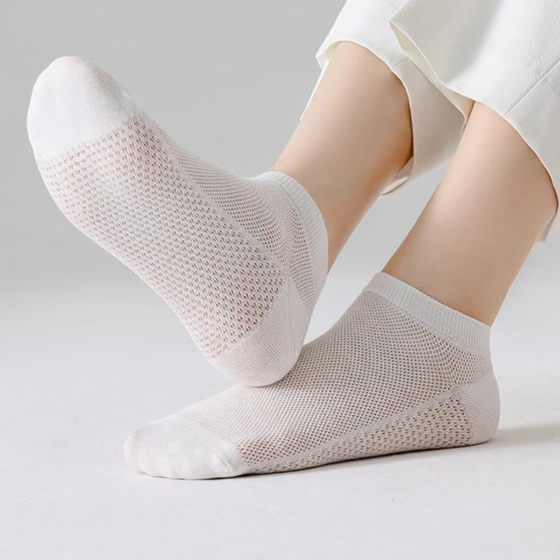 Chaussettes fines respirantes en coton absorbant la transpiration (5 paires)