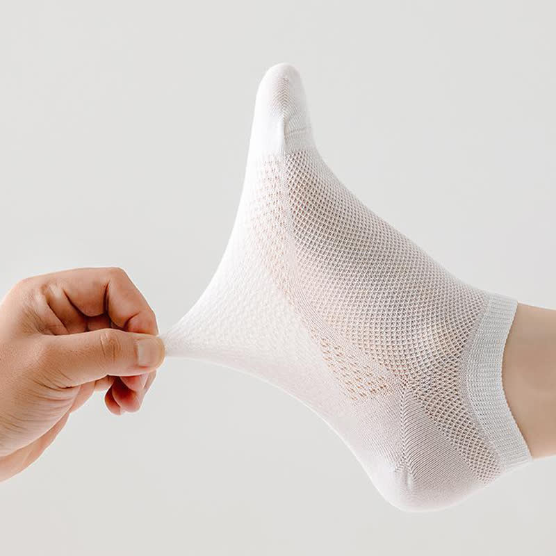 Chaussettes fines respirantes en coton absorbant la transpiration (5 paires)