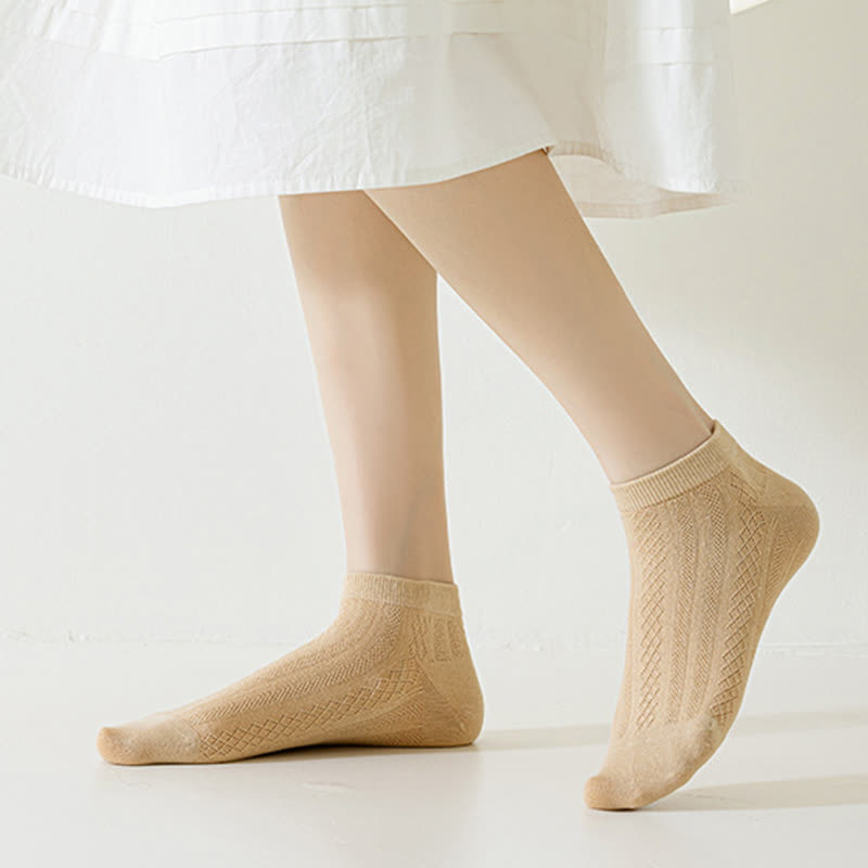 Chaussettes respirantes, légères et délicates en maille (10 paires)