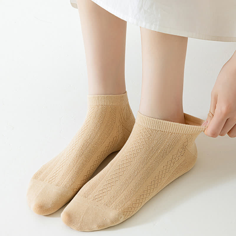 Chaussettes respirantes, légères et délicates en maille (10 paires)