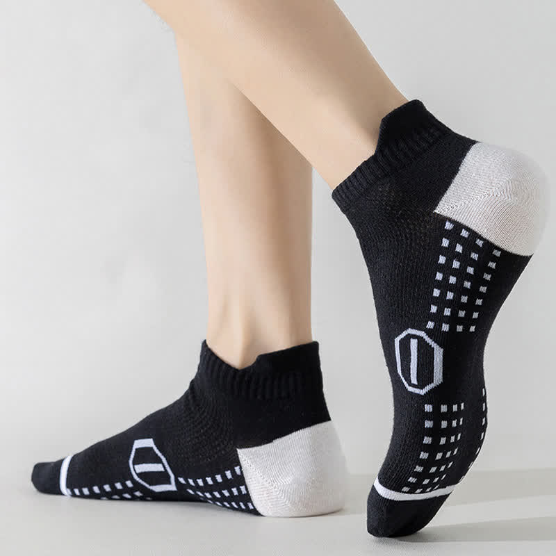 Chaussettes de compression haute élasticité en coton grande taille (5 paires)