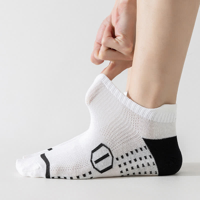 Chaussettes de compression haute élasticité en coton grande taille (5 paires)