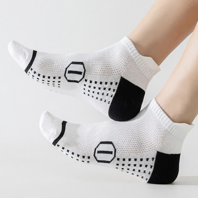 Chaussettes de compression haute élasticité en coton grande taille (5 paires)