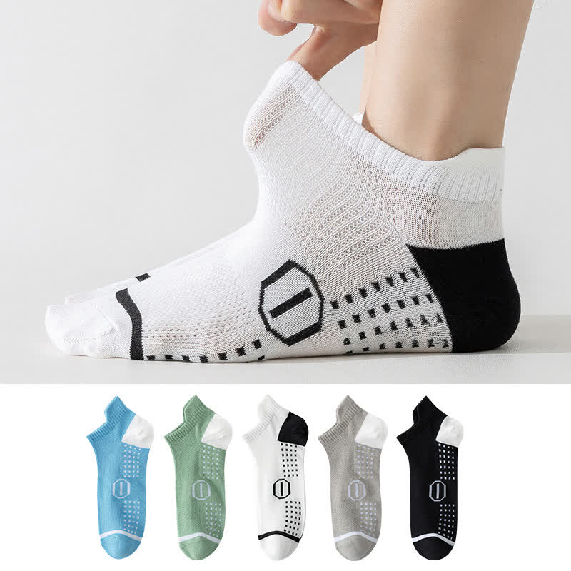 Chaussettes de compression haute élasticité en coton grande taille (5 paires)