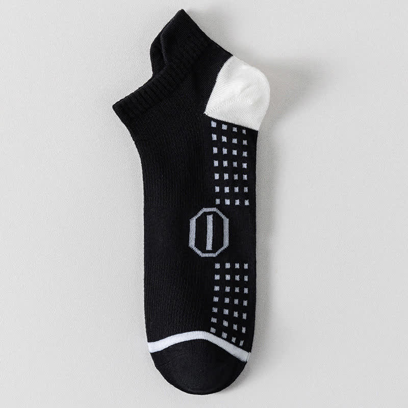 Chaussettes de compression haute élasticité en coton grande taille (5 paires)