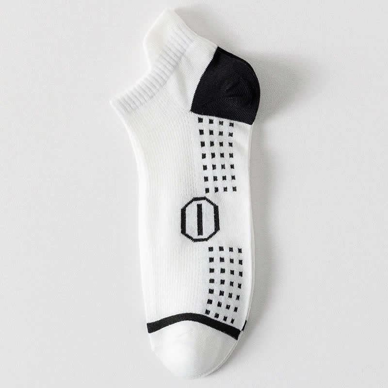 Chaussettes de compression haute élasticité en coton grande taille (5 paires)