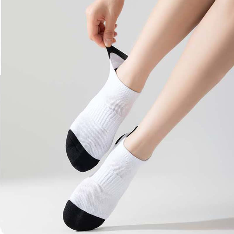 Chaussettes de compression respirantes à blocs de couleurs (8 paires)