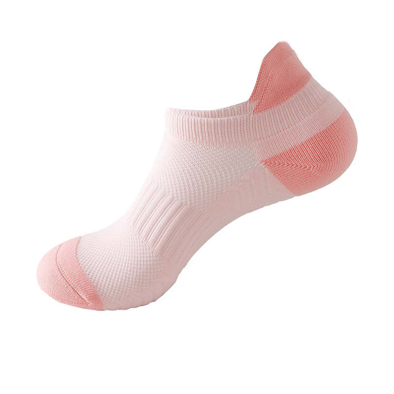 Chaussettes de compression respirantes à blocs de couleurs (8 paires) - Rose - EU37-42 (US4-8.5) - image 12