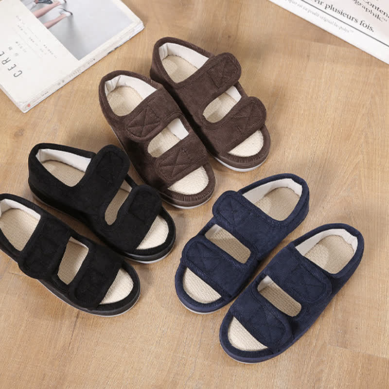 Chaussons antidérapants réglables grande taille - image 2