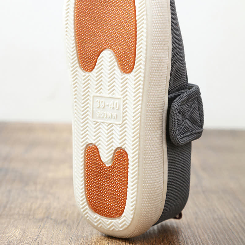 Chaussons antidérapants à velcro grande taille faciles à enfiler - image 13