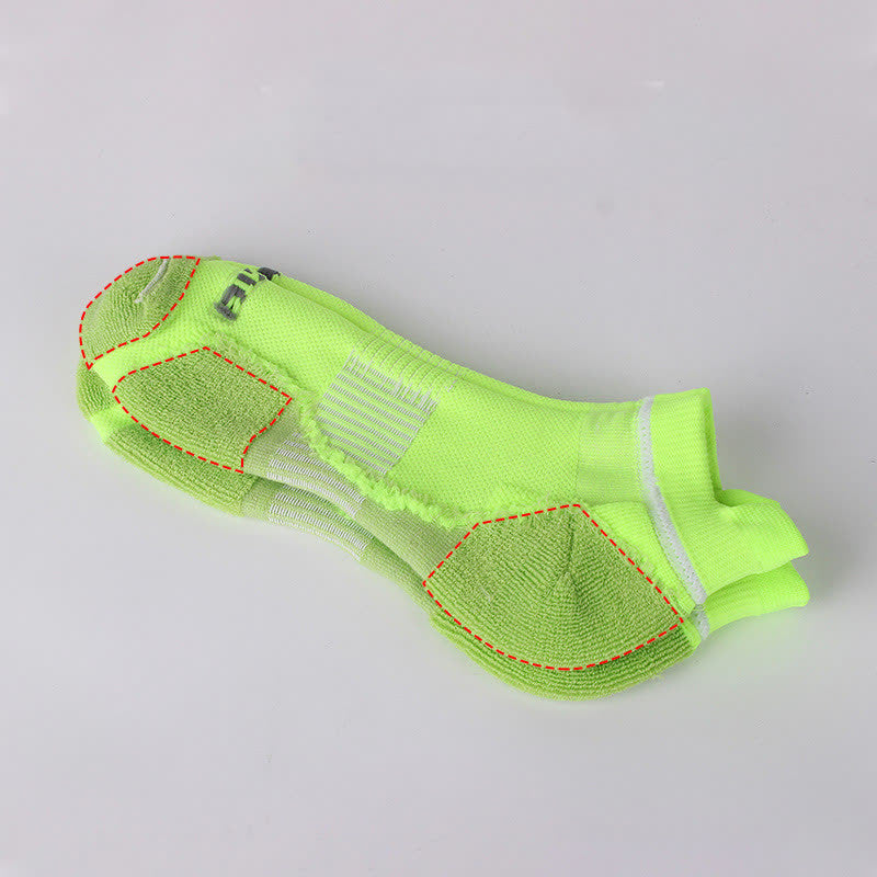 Chaussettes de compression respirantes en coton pour le sport et la course à pied (3 paires)