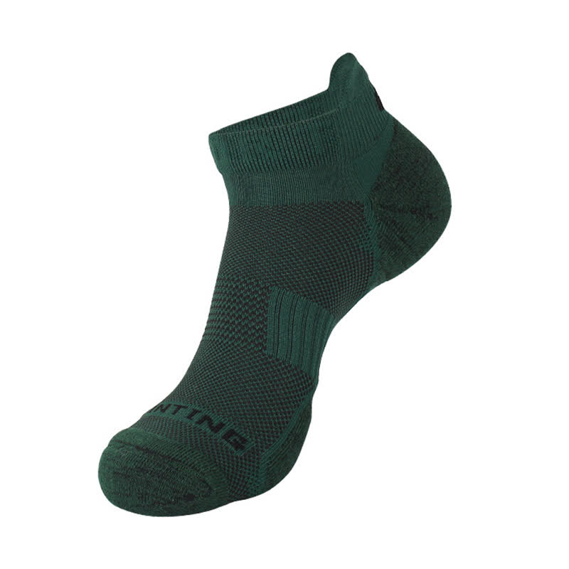 Chaussettes de compression respirantes en coton pour le sport et la course à pied (3 paires) - Vert foncé - EU40-44 (US7-10) - image 9