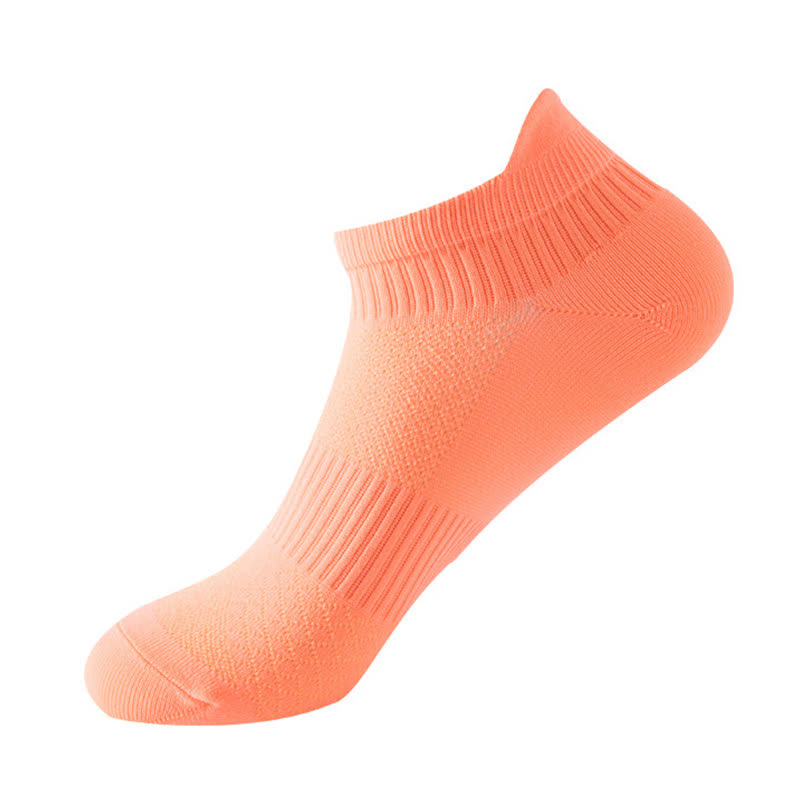 Chaussettes de compression de course à pied à séchage rapide de couleur unie (8 paires)