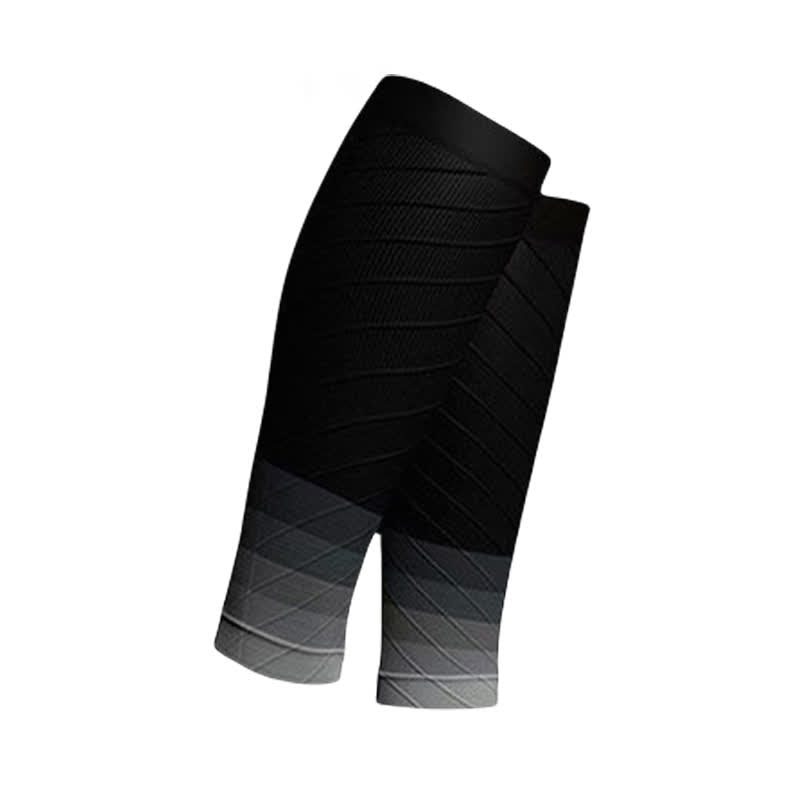 Manchons de compression élastiques à dégradé de couleurs pour mollets (3 paires) - Gris - Taille unique - image 3