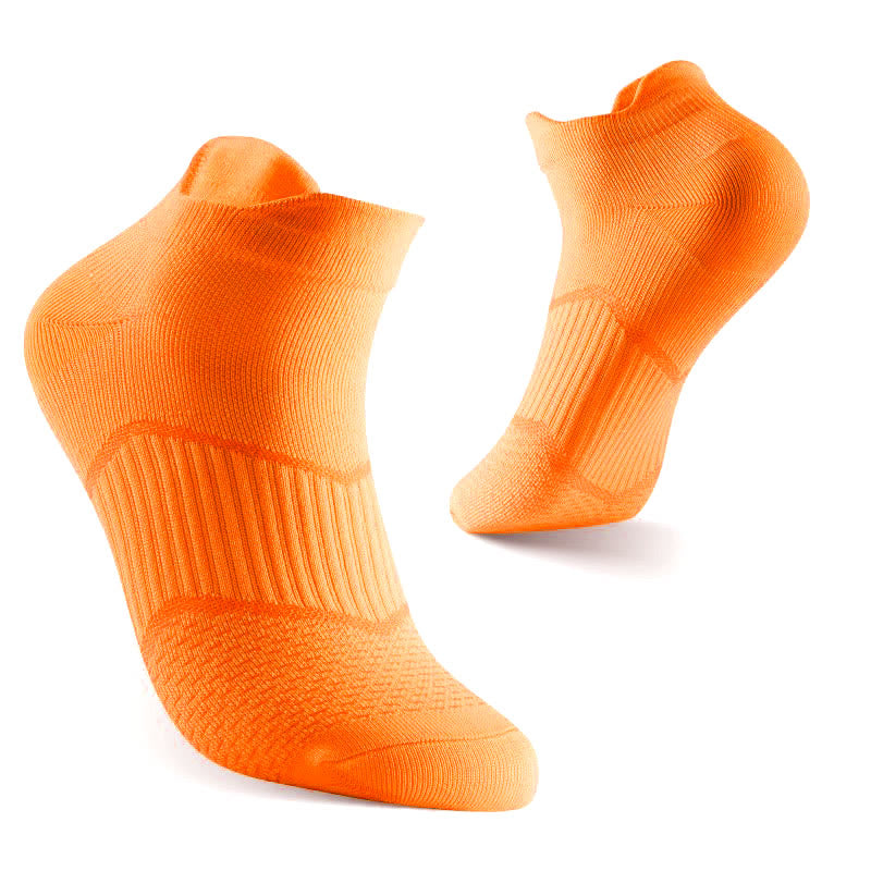 Chaussettes de compression à séchage rapide pour la cheville, grande taille (8 paires) - Orange - EU37-45 (US4-11) - image 8
