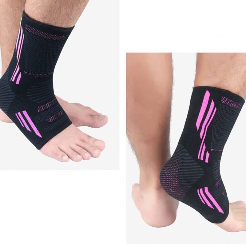 Chevillères de sport respirantes en silicone - Rose - XL - image 11