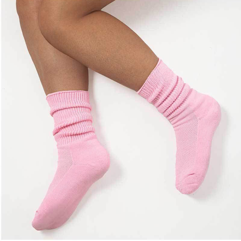 Chaussettes hautes en maille respirante