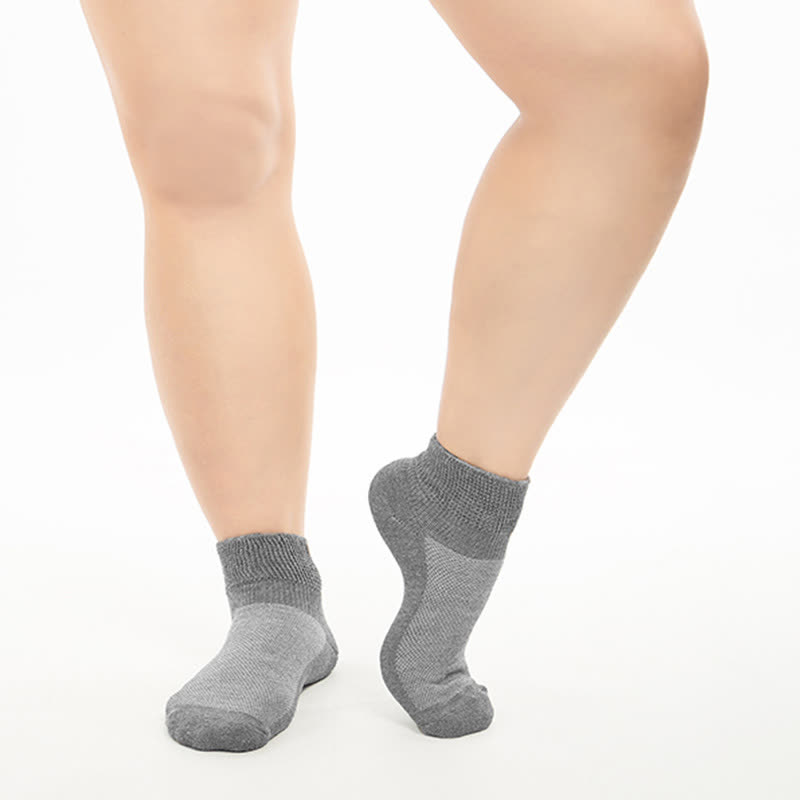 Chaussettes respirantes en maille extensible de couleur unie (2 paires)