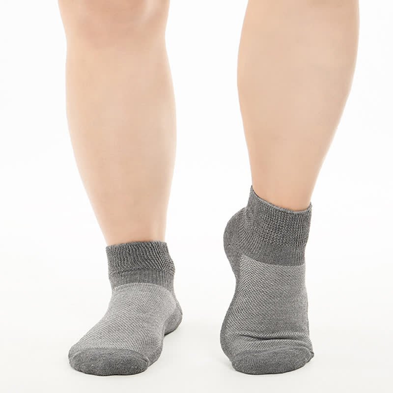 Chaussettes respirantes en maille extensible de couleur unie (2 paires)