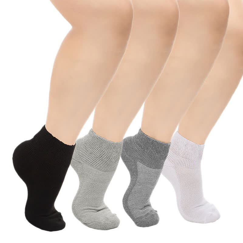 Chaussettes respirantes en maille extensible de couleur unie (2 paires)