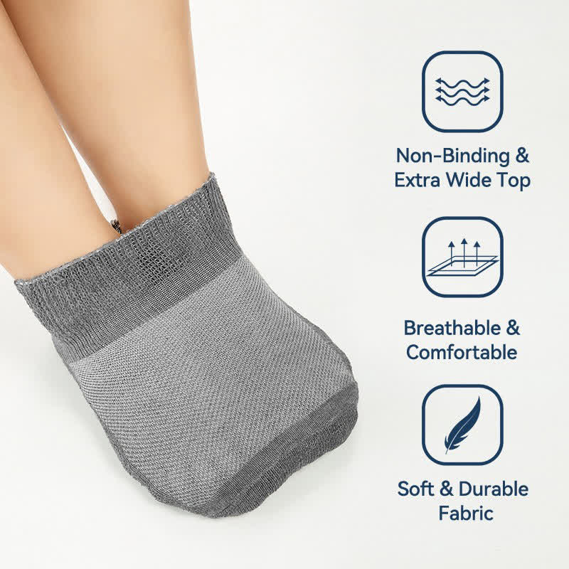 Chaussettes respirantes en maille extensible de couleur unie (2 paires)