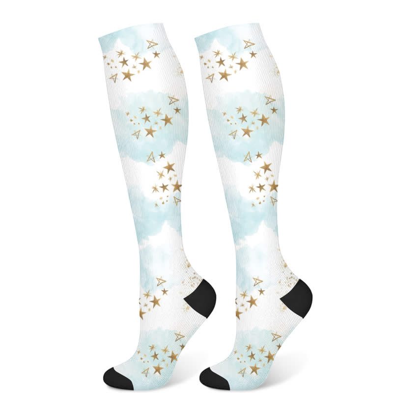 Chaussettes de compression Dreamy Star Feather (3 paires) - Étoile (1 paire) - S/M - image 6