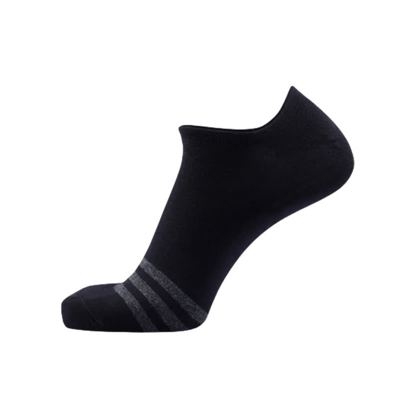 Chaussettes invisibles confortables en coton (5 paires) - Noir - EU43-50 (US9-15) - image 7