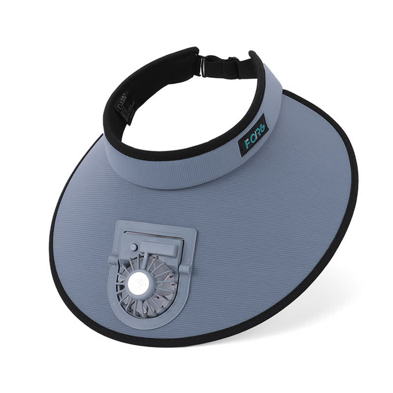 Chapeau à visière rechargeable pour ventilateur d'extérieur (lot de 2)