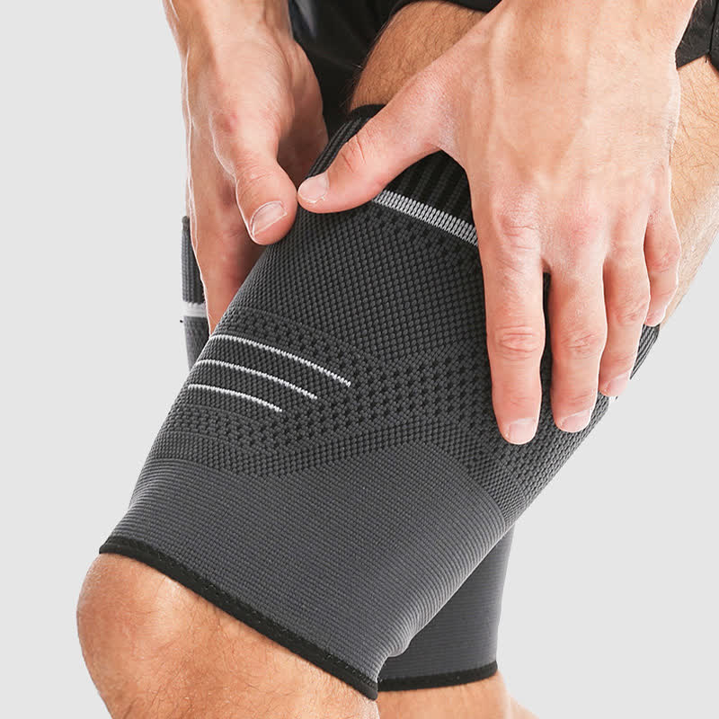 Manchons de compression élastiques tricotés pour le sport