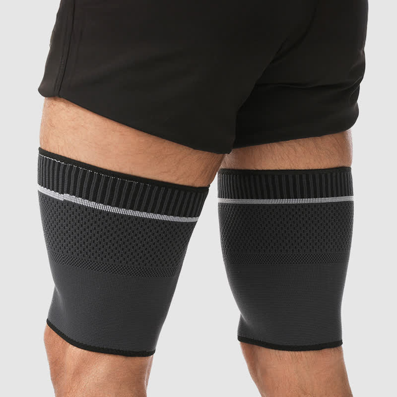 Manchons de compression élastiques tricotés pour le sport