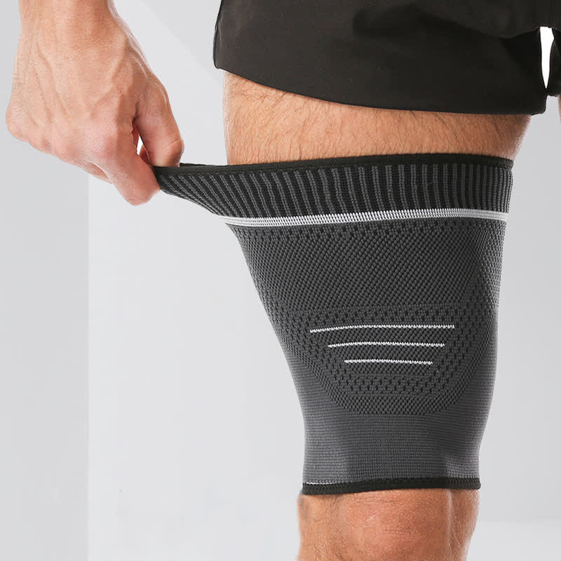 Manchons de compression élastiques tricotés pour le sport