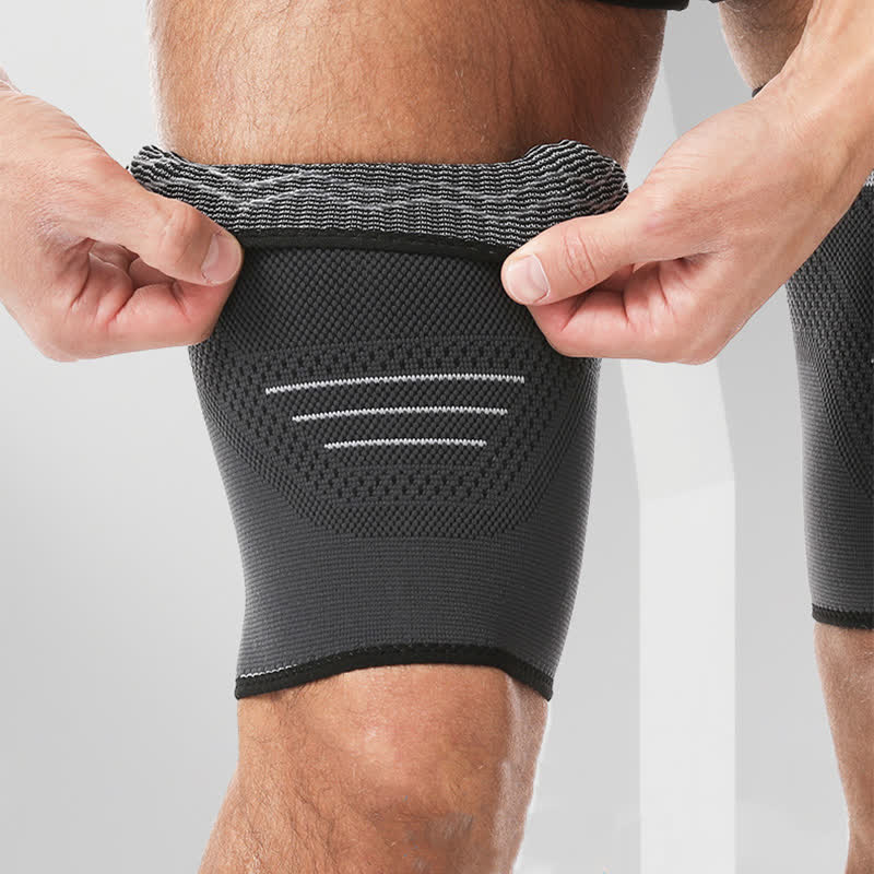 Manchons de compression élastiques tricotés pour le sport