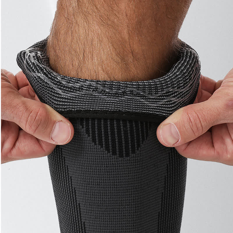 Manchons de compression élastiques tricotés pour mollets