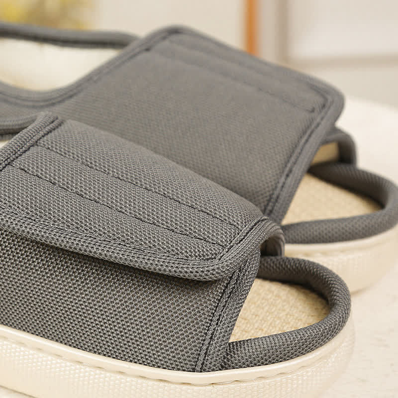Chaussons antidérapants réglables grande taille à cou-de-pied haut - image 7
