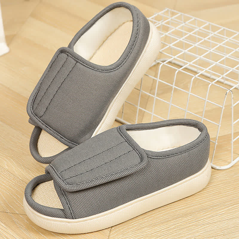 Chaussons antidérapants réglables grande taille à cou-de-pied haut - image 5