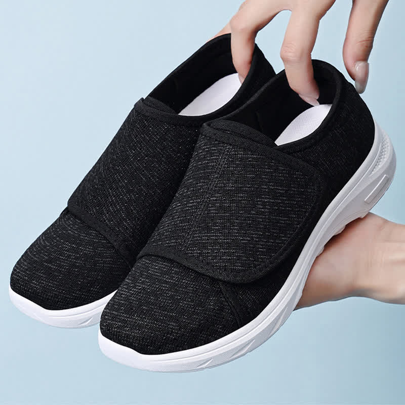 Chaussons confortables et décontractés à fermeture Velcro réglable - Noir - EU41 (US7.5) - image 5