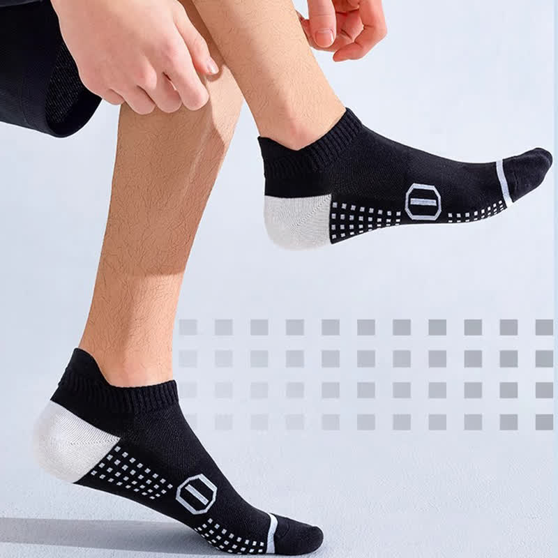 Chaussettes de compression de sport en coton à imprimé graphique (6 paires)